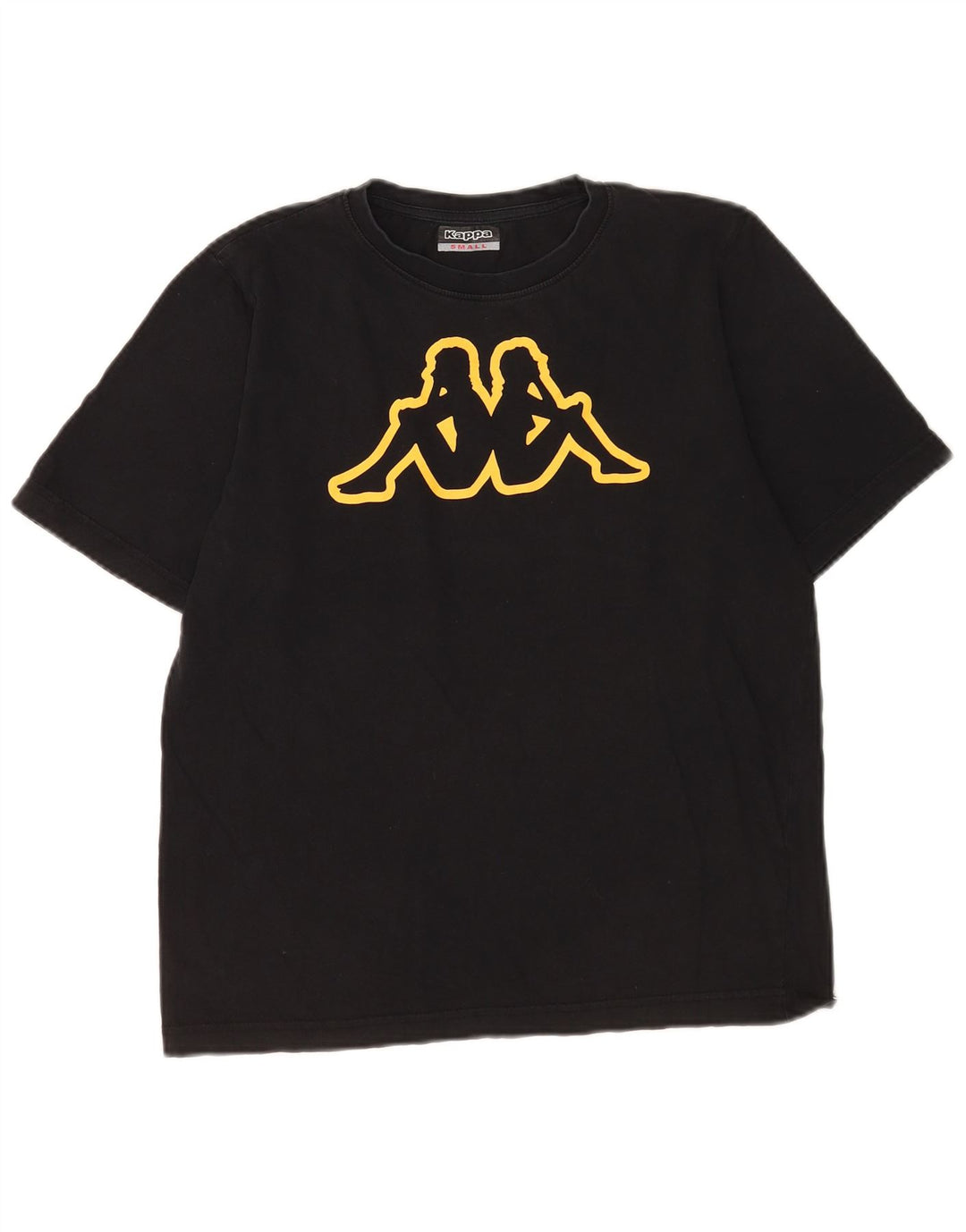 Kappa Herre Grafisk T-Shirt Top Lille Sort