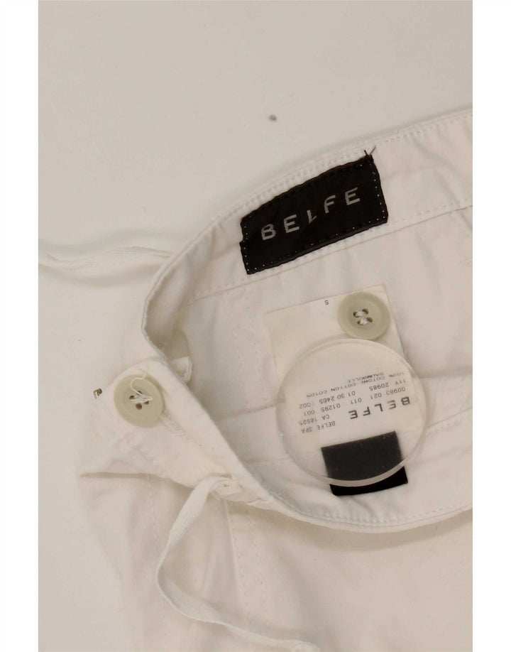 Belfe Herre Chino Shorts W30 Medium White Bomuld