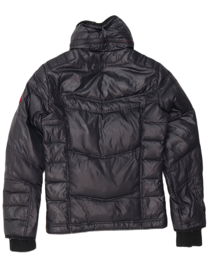 Diesel Herre hættepolstret jakke UK 36 Small Navy Blue