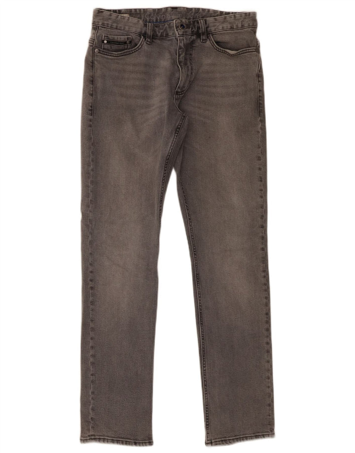 Calvin Klein Herre Slim Jeans W31 L30 Grå Bomuld