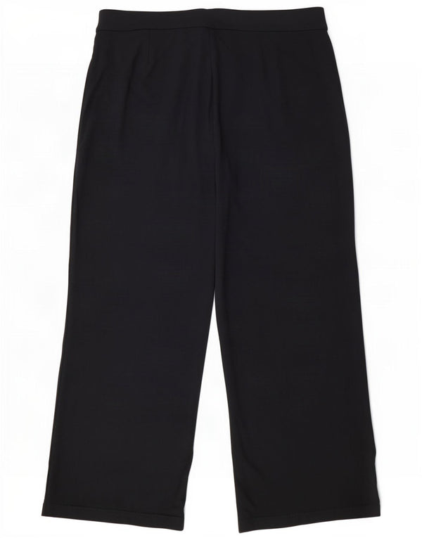 Marks & Spencer Kvinder Højtaljede Casual Bukser UK 22 3XL W40 L28 Navy Bl