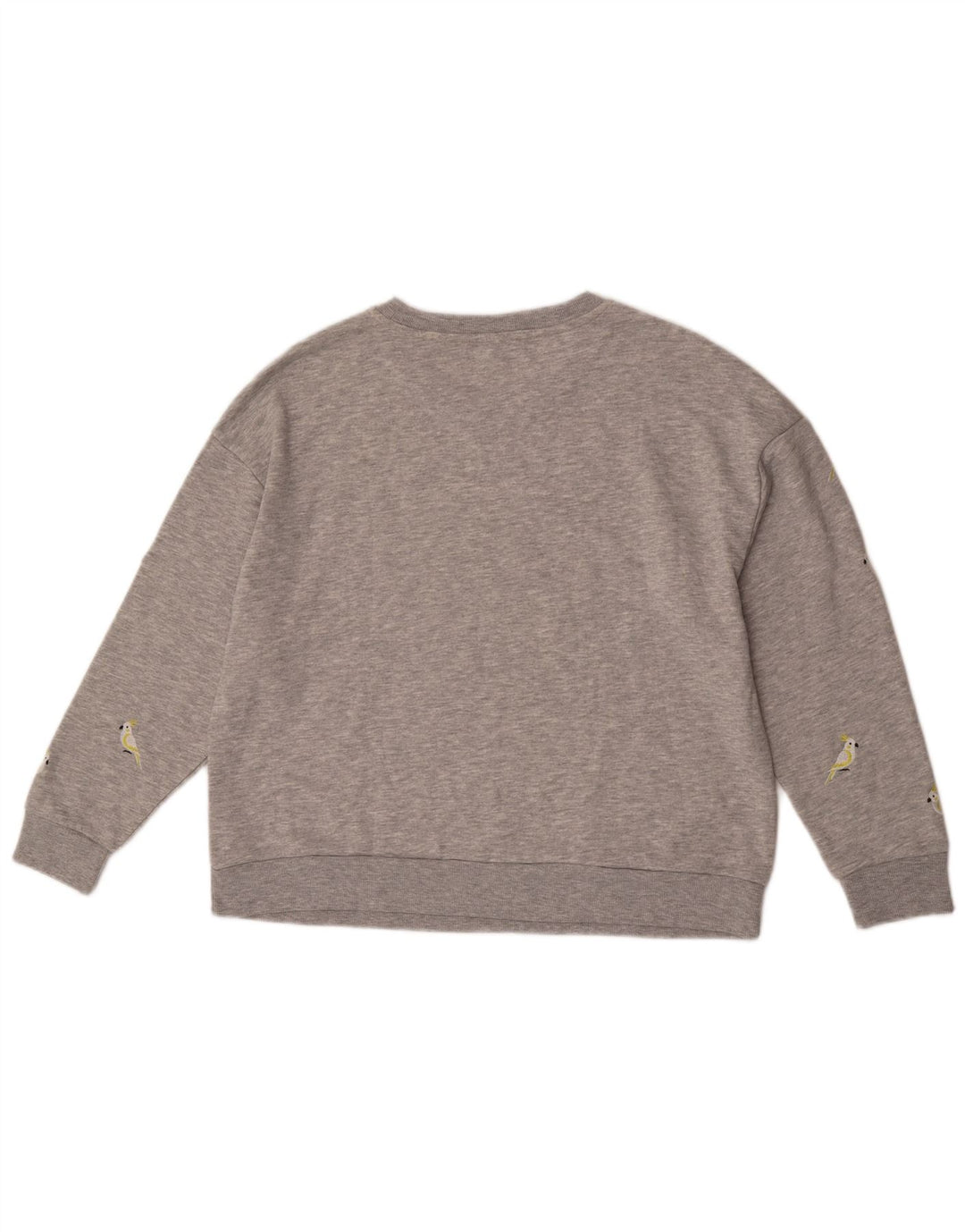 Marks & Spencer Dame Grafisk Sweatshirt Jumper UK 18 XL Grå Flecked