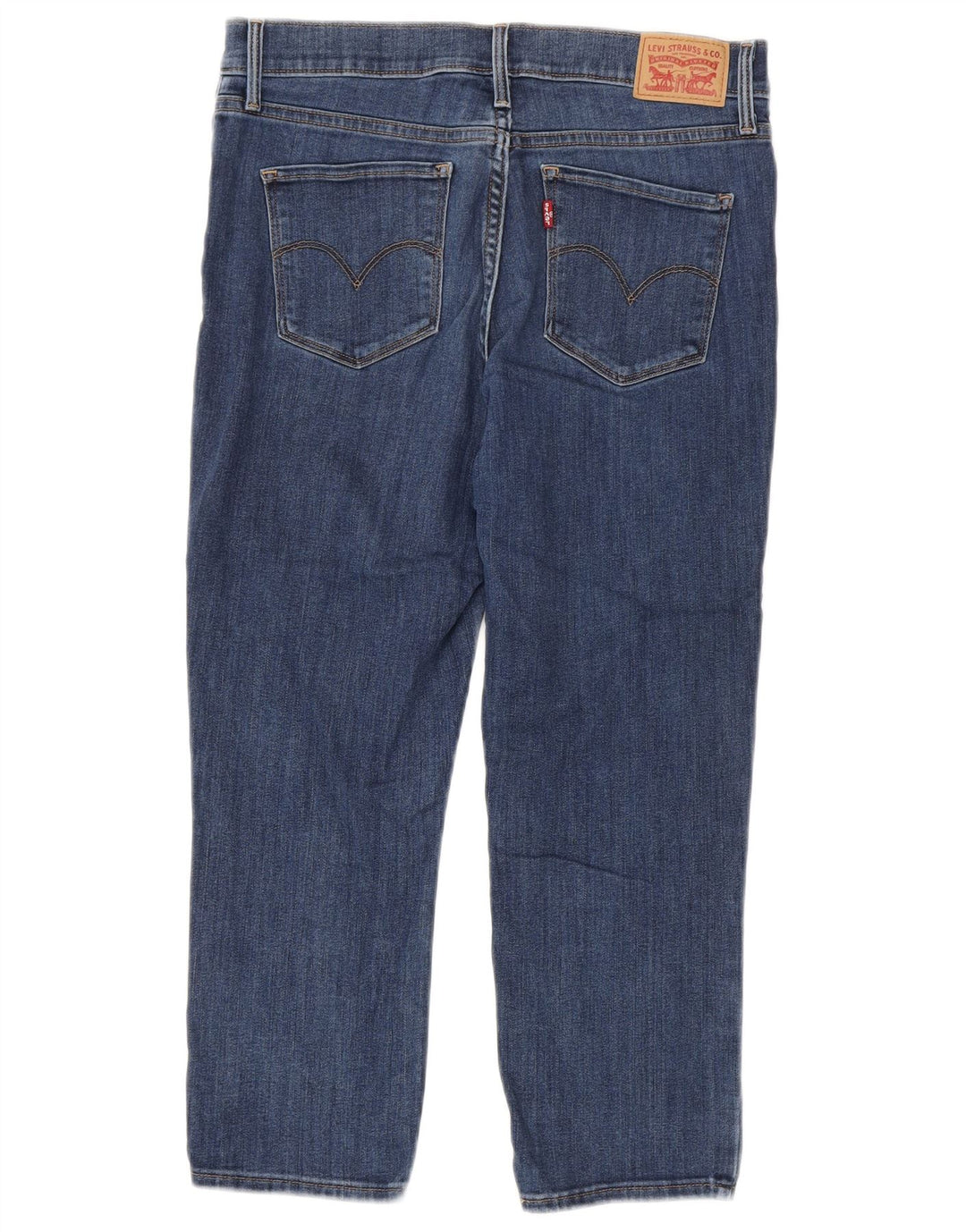Levi's Dame Capri Jeans W30 L23 Blå Bomuld