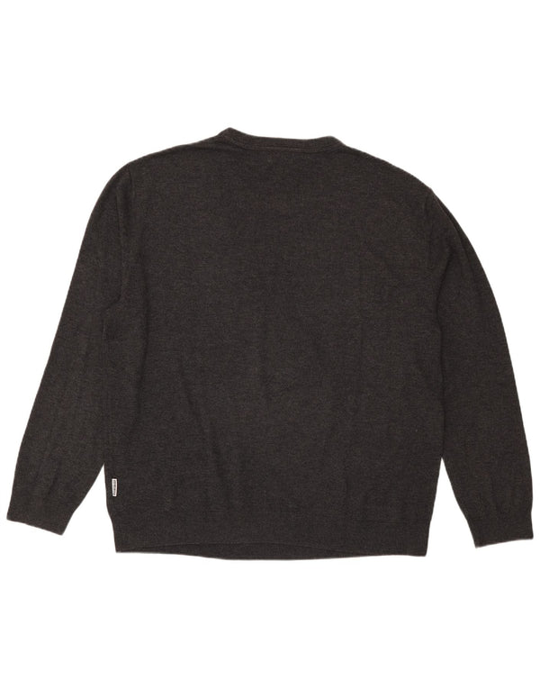 Napapijri Herre Crew Neck Jumper Sweater 3XL Grå Polyamid