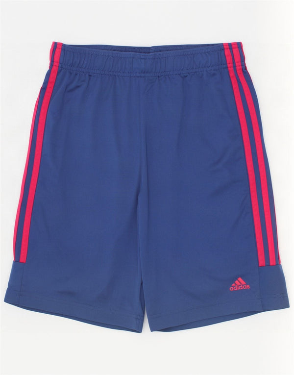 Adidas Girls Aeroready Sports Shorts 13-14 år Blå polyester