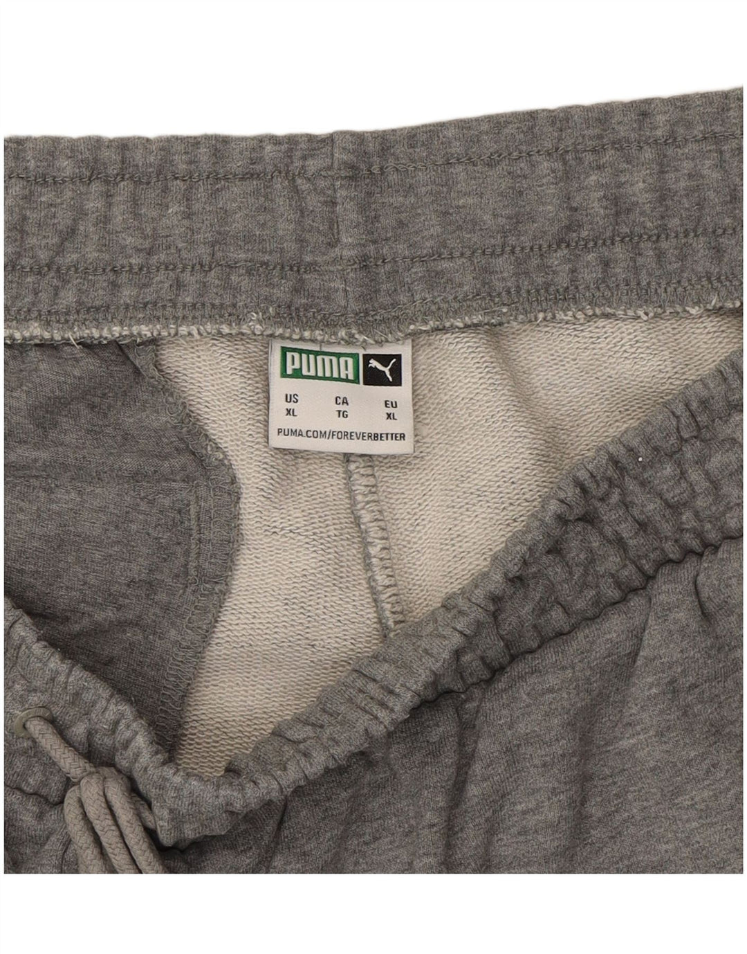 PUMA Mens Tracksuit Trousers Joggers XL  Grey Cotton