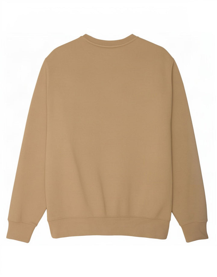 Nike Sweatshirt til mænd, stor beige bomuld