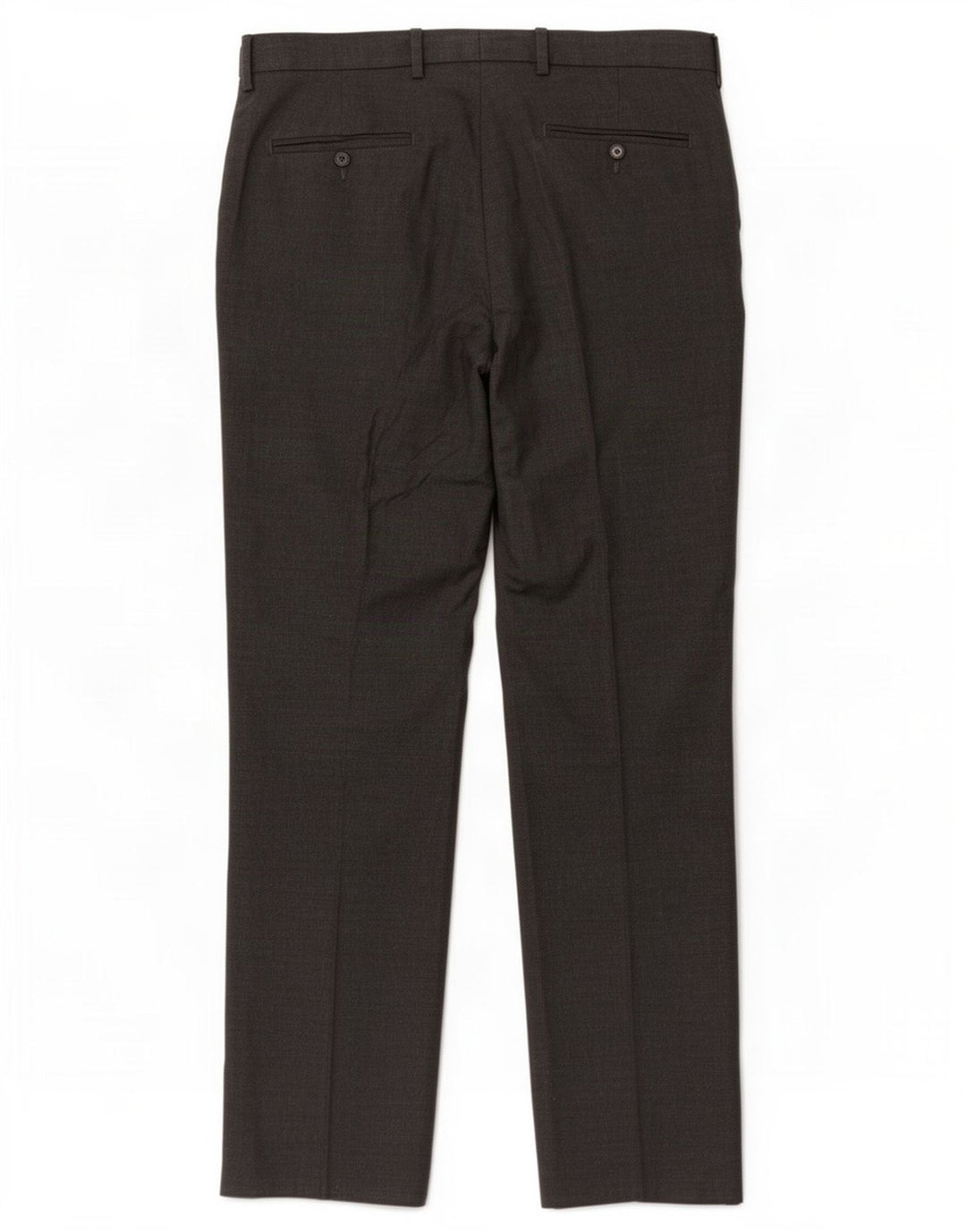 Marks & Spencer Herre Regular Fit Suit Bukser W34 L31 Grå polyester