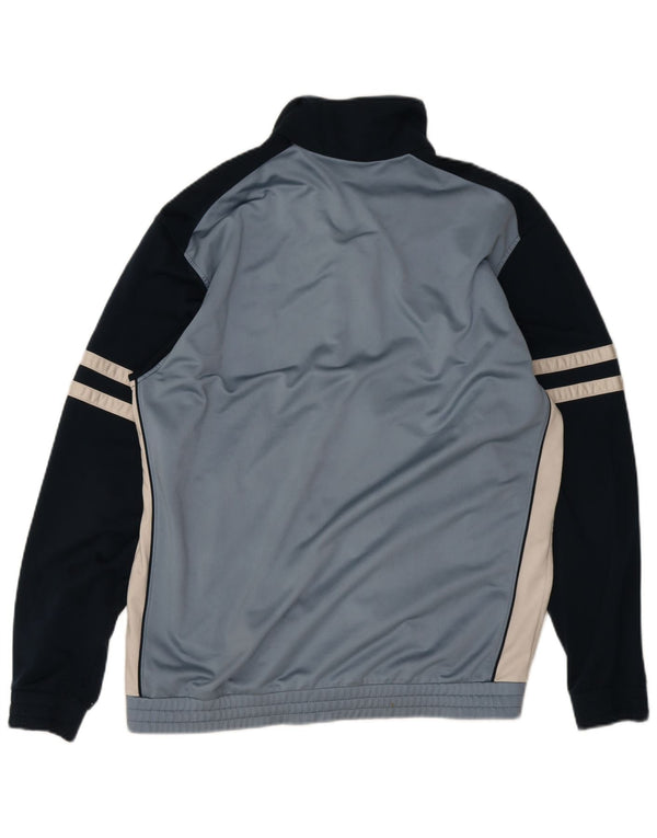 Diadora Træningsdragt til mænd Topjakke UK 44 XL Blå Colourblock Polyester