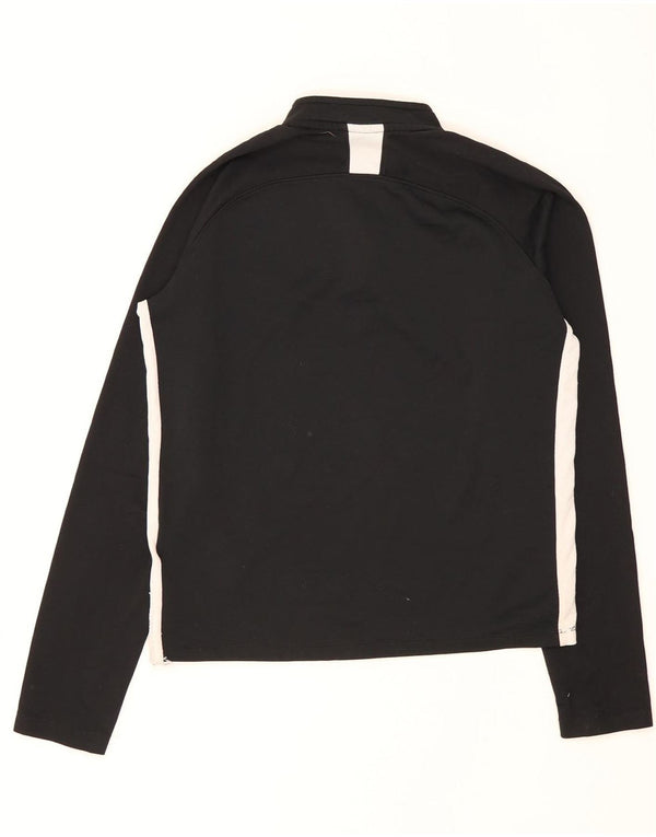 Nike Boys Dri Fit Træningsdragt med lynlås-hals, topjakke 10-11 år Medium Sort