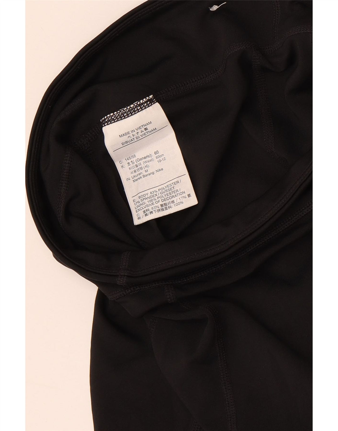 Nike piger sportsshorts 10-11 år medium sort polyester