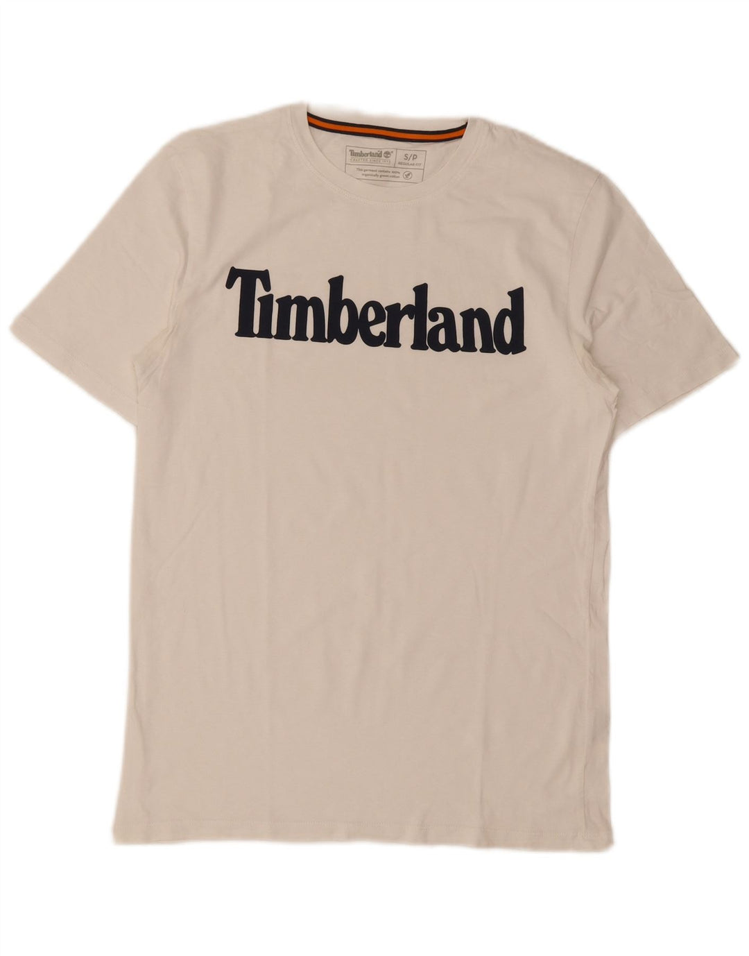 Timberland Herre Regular Fit grafisk T-shirt top lille hvid bomuld