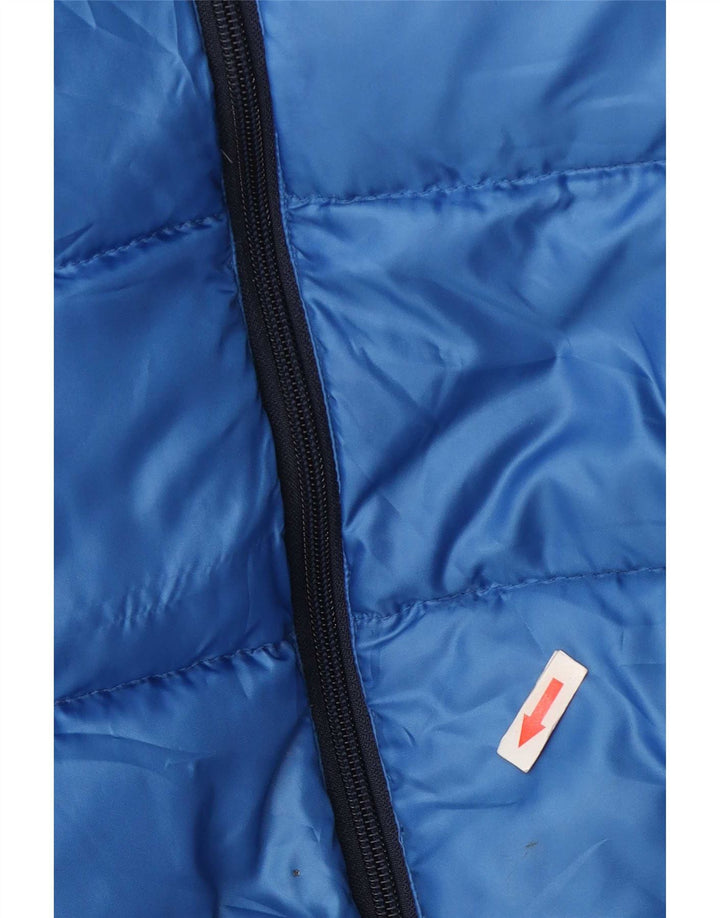 Replay Herre hættepolstret jakke UK 38 Medium Blue Polyester