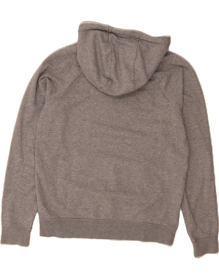 NIKE Womens Oversized Hoodie Jumper UK 10 Small Grey Cotton Vintage Nike and Second-Hand Nike from Messina Hembry 