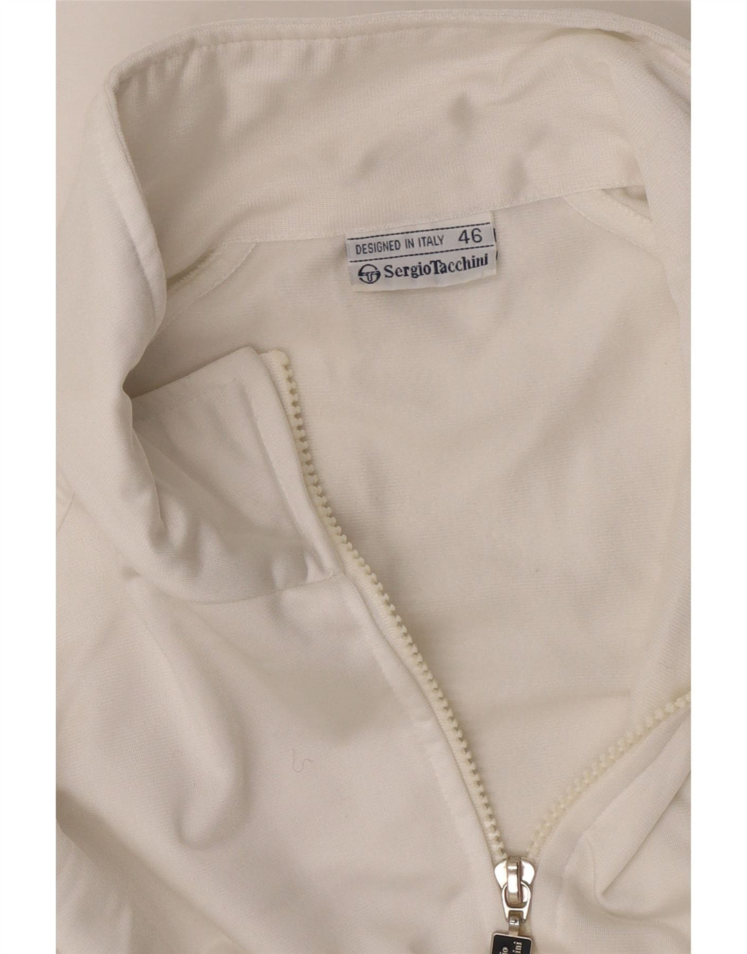 Sergio Tacchini Herre Loose Fit træningsdragt Topjakke IT 46 Small White
