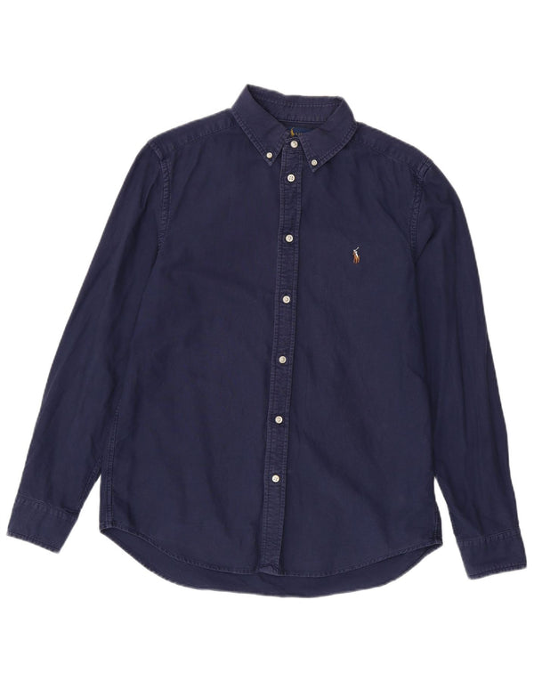 Ralph Lauren drengeskjorte 15-16 år XL marineblå bomuld