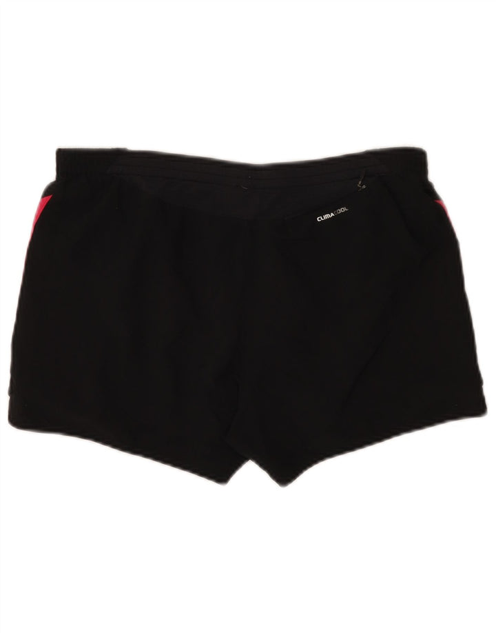 Adidas Womens Climacool Sports Shorts UK 12 Medium Black Polyester