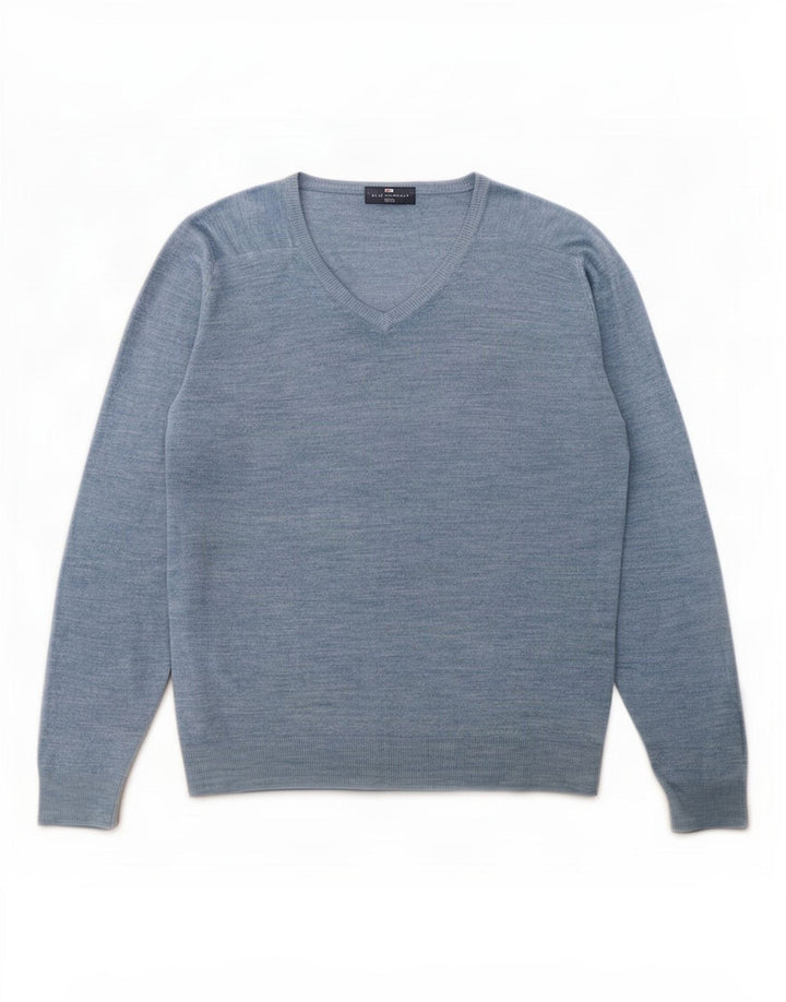 Marks & Spencer Herre Blue Harbor V-hals sweater Medium Akryl