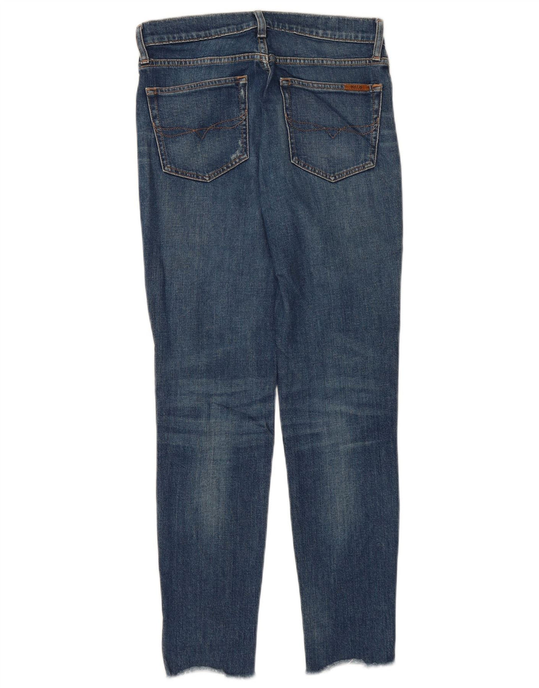 POLO RALPH LAUREN Dame Skinny Jeans W27 L27 Blå Bomuld