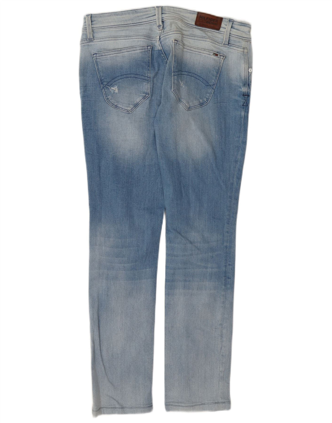 Tommy Hilfiger Dame Slim Jeans W30 L30 Blå Bomuld