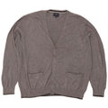 Marks & Spencer Herre Blue Harbor Cardigan Sweater 2XL Grå Flecked Bomuld