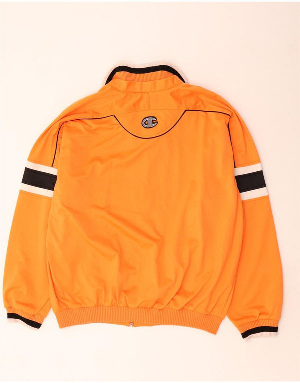 Champion Herre træningsdragt Topjakke Stor Orange Colourblock Polyester