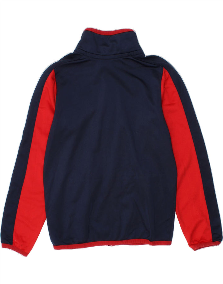 NIKE Boys Tracksuit Top Jacket 5-6 Years Medium Navy Blue Colourblock Vintage Nike and Second-Hand Nike from Messina Hembry 