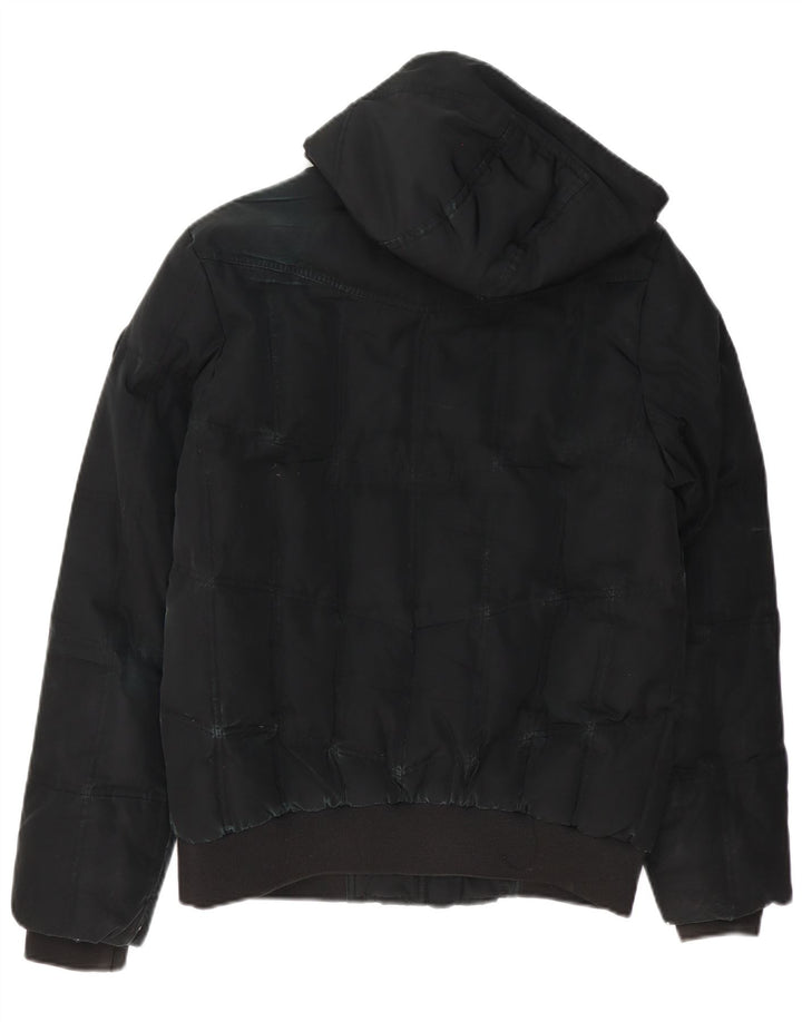 Tommy Hilfiger Herre hættepolstret jakke UK 36 Small Black