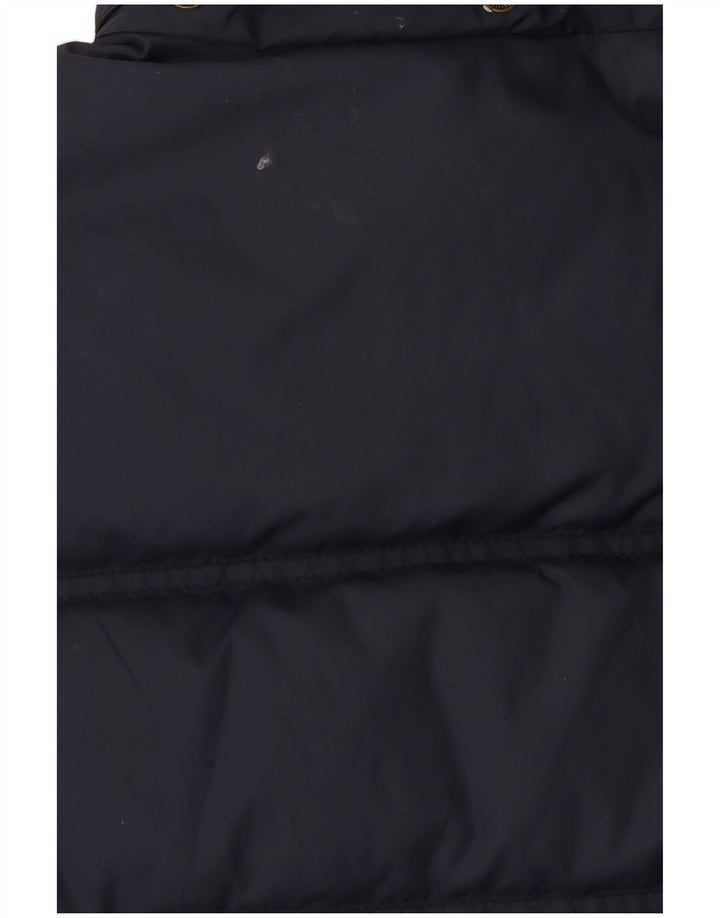 JACK WILLS Dame Polstret Gilet UK 10 Small Navy Blue Nylon