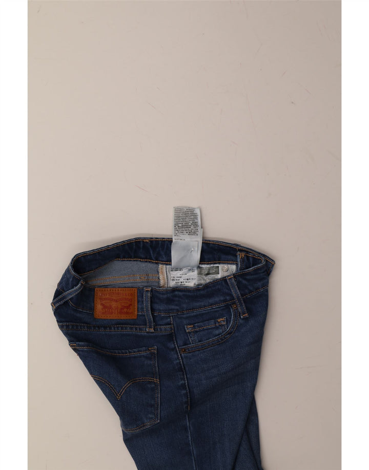 LEVI'S Womens 711 Skinny Jeans W23 L30 Blue Cotton Vintage Levi's and Second-Hand Levi's from Messina Hembry 
