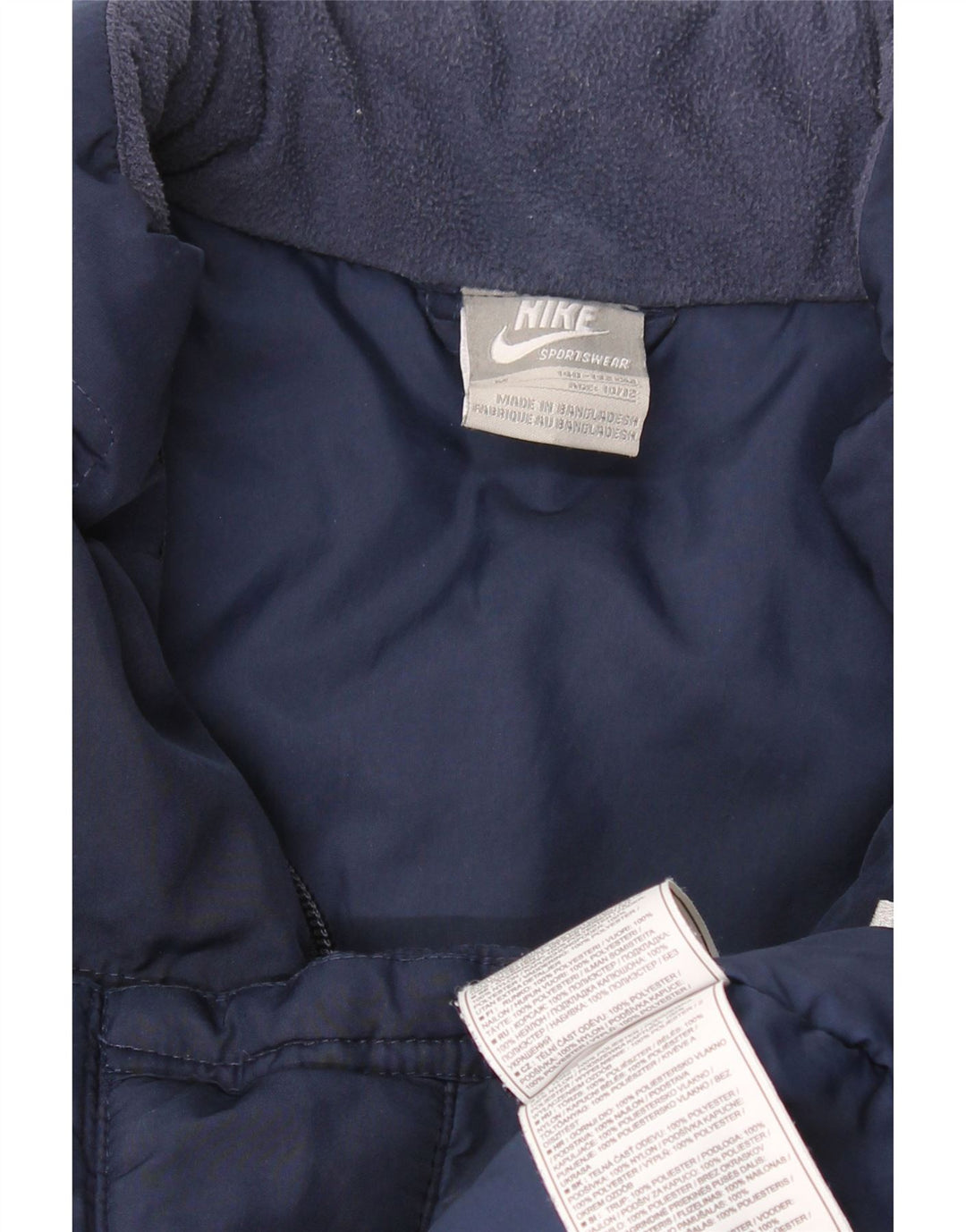 NIKE Grafisk vindjakke til drenge 10-11 år Medium Navyblå