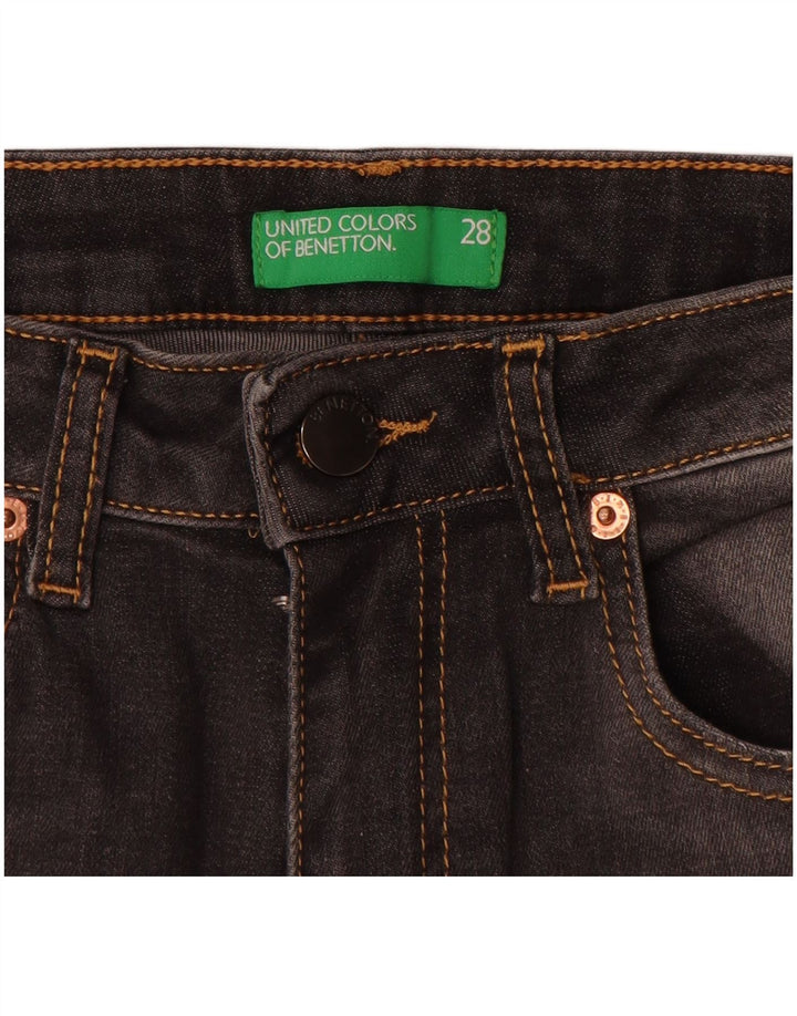 Benetton Herre Skinny Jeans W28 L30 Grå
