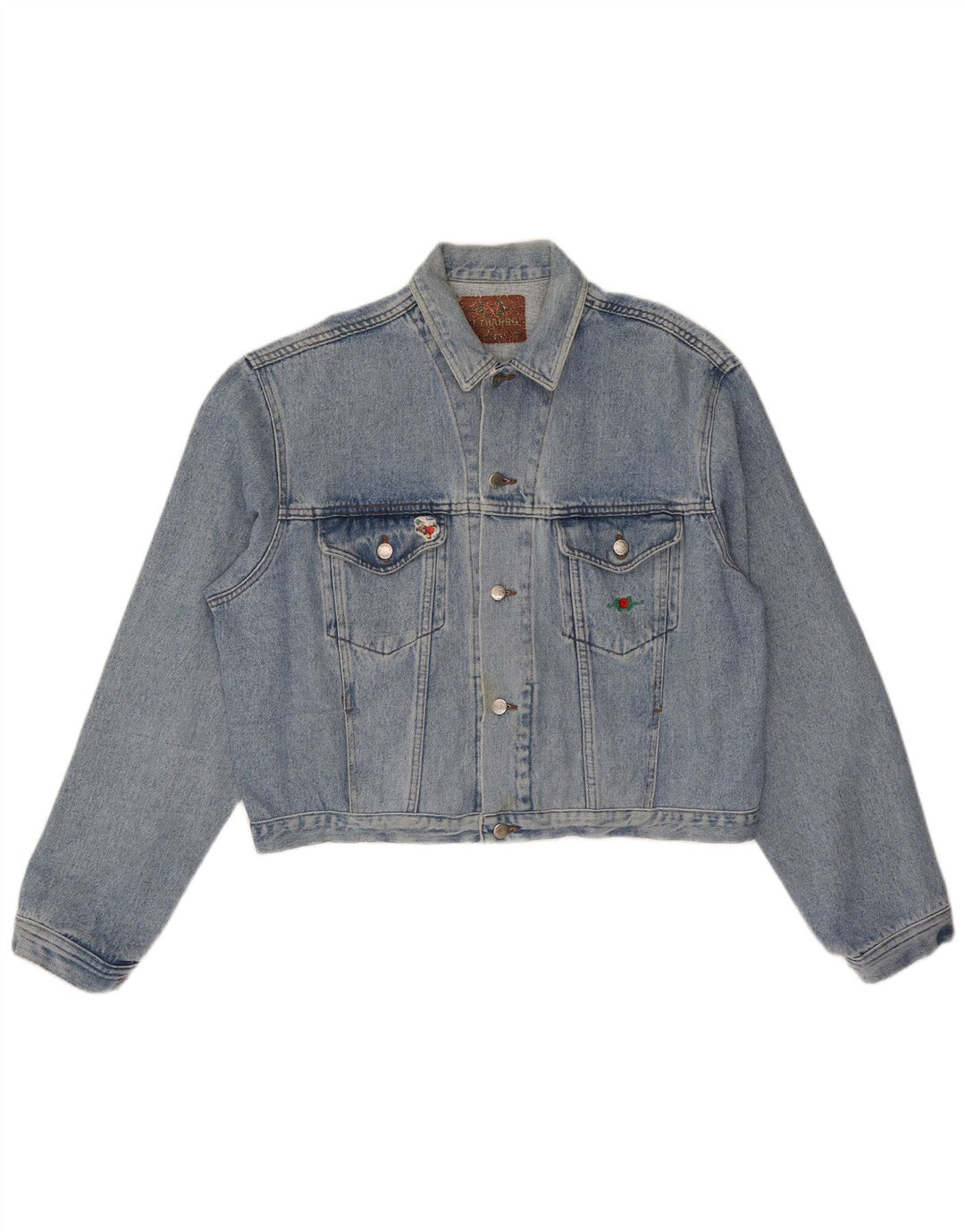 El Charro Dame Oversized denimjakke UK 18 XL Blå Bomuld