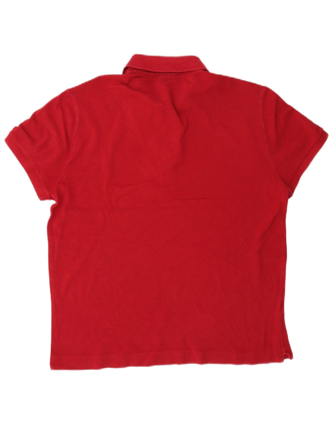 Lacoste Herre Slim Fit Polo Shirt Størrelse 5 Large Rød Bomuld