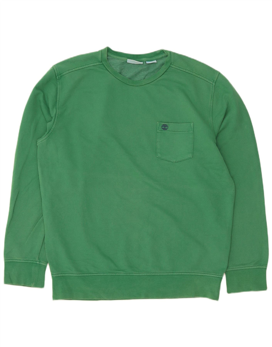 Timberland Herre Sweatshirt Jumper Stor Grøn Bomuld