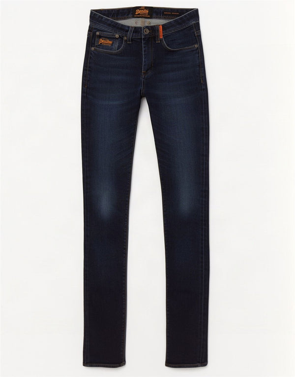 Superdry Herre Super Skinny Jeans W30 L32 Marineblå Bomuld