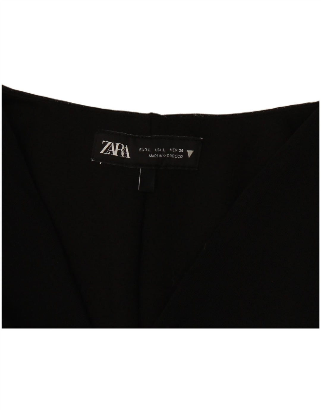 Zara langærmet bodysuit til kvinder UK 14 Large Black