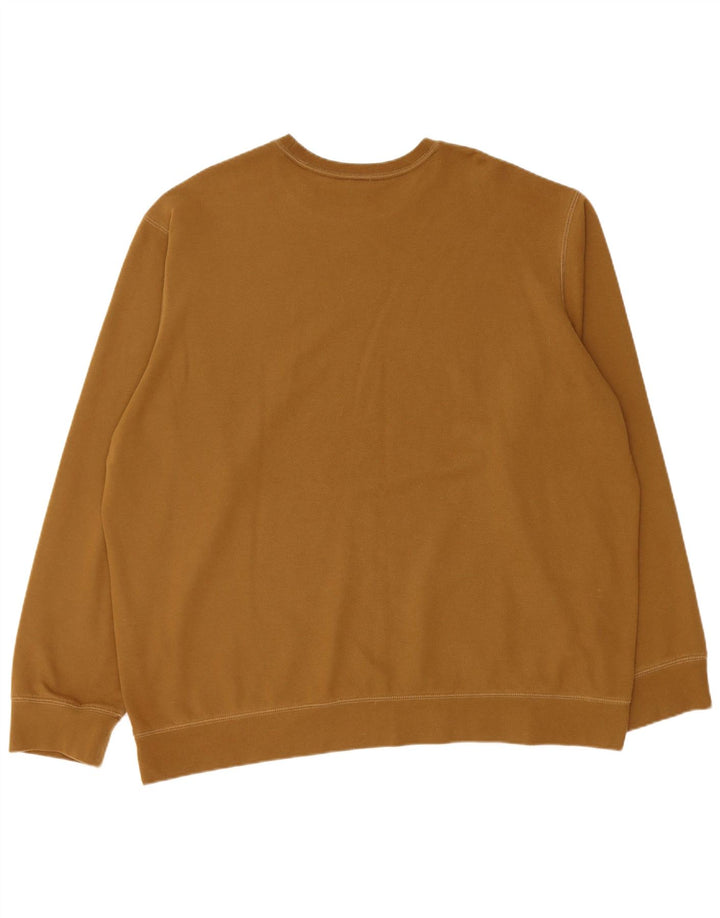 EDDIE BAUER Sweatshirt til mænd XL Brun bomuld
