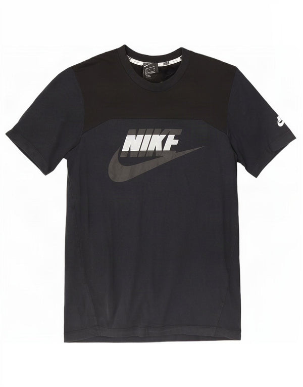 Nike grafisk t-shirt top til mænd, lille sort bomuld