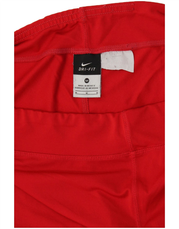 NIKE Dame Dri Fit Sportshorts UK 14 Medium Rød