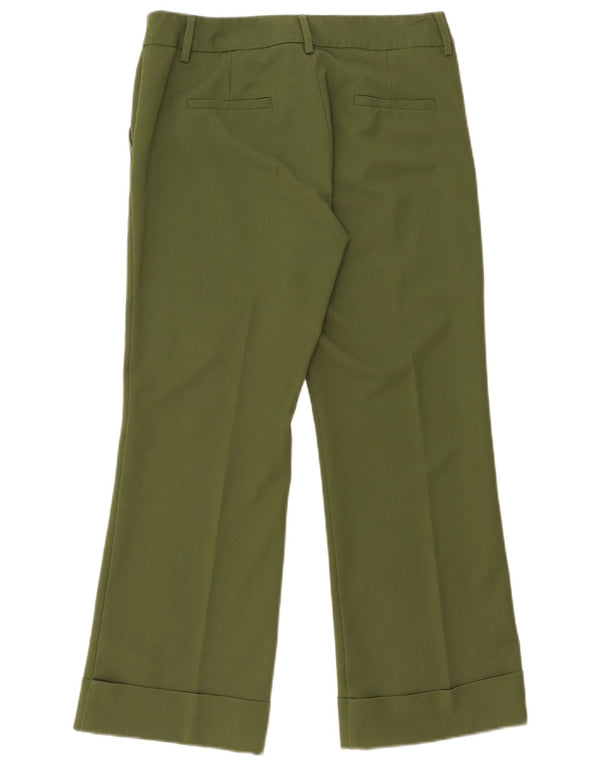 Marella Dame EMME Bootcut Chino Bukser UK 12 Medium W32 L28 Khaki