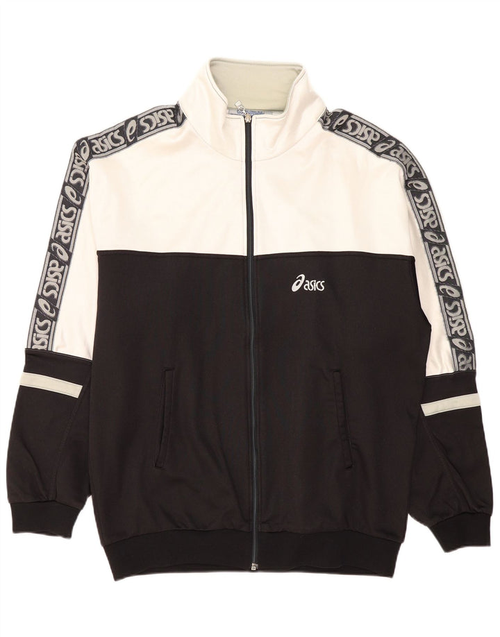 Asics Herre Grafisk træningsdragt Topjakke IT 48 2XL Sort Colourblock