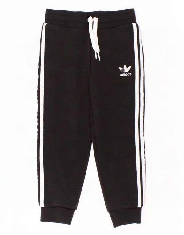 Adidas Drenge Træningsdragt Bukser Joggers 2-3 År Sort Bomuld