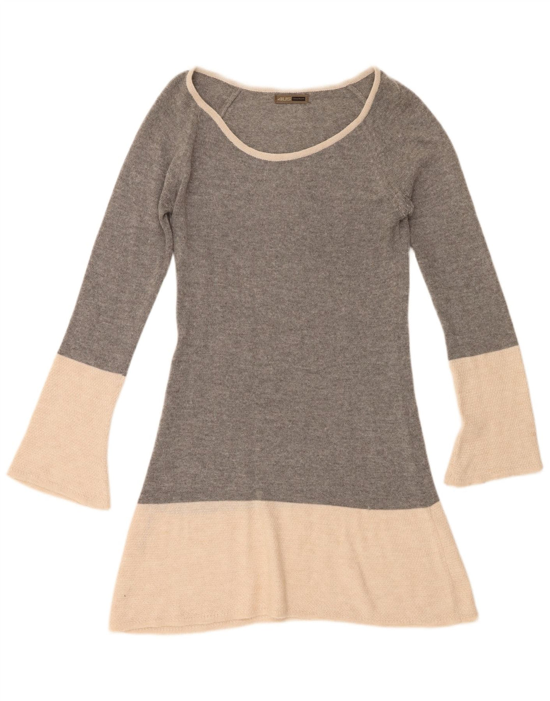 Cesare Paciotti 4US Jumper Kjole til kvinder IT 42 Medium Grå Colourblock