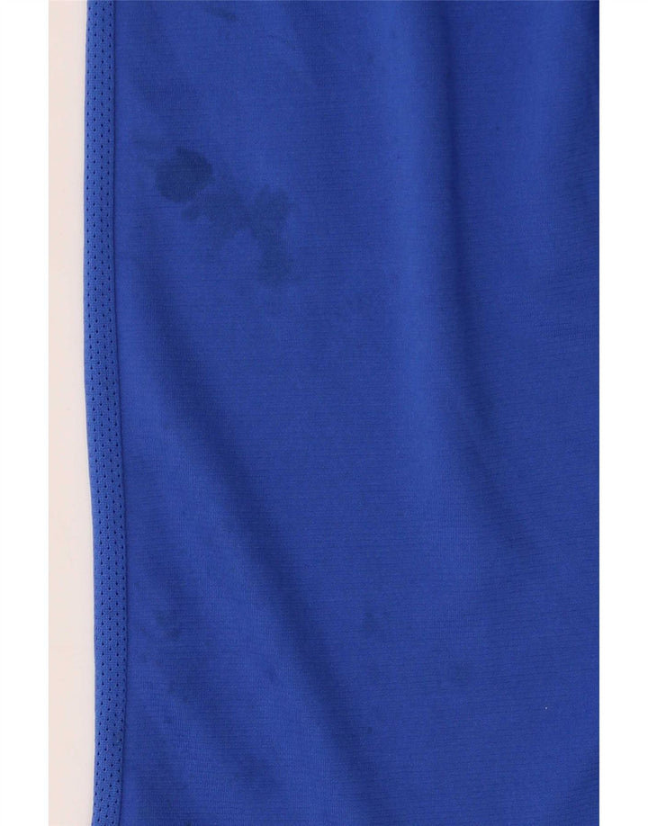 Nike Herre Dri Fit sportsshorts store blå polyester