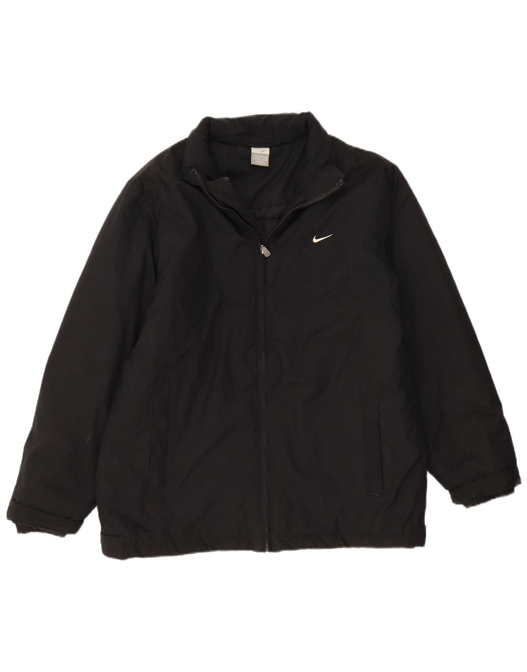 Nike polstret jakke til mænd UK 39/41 medium sort polyester