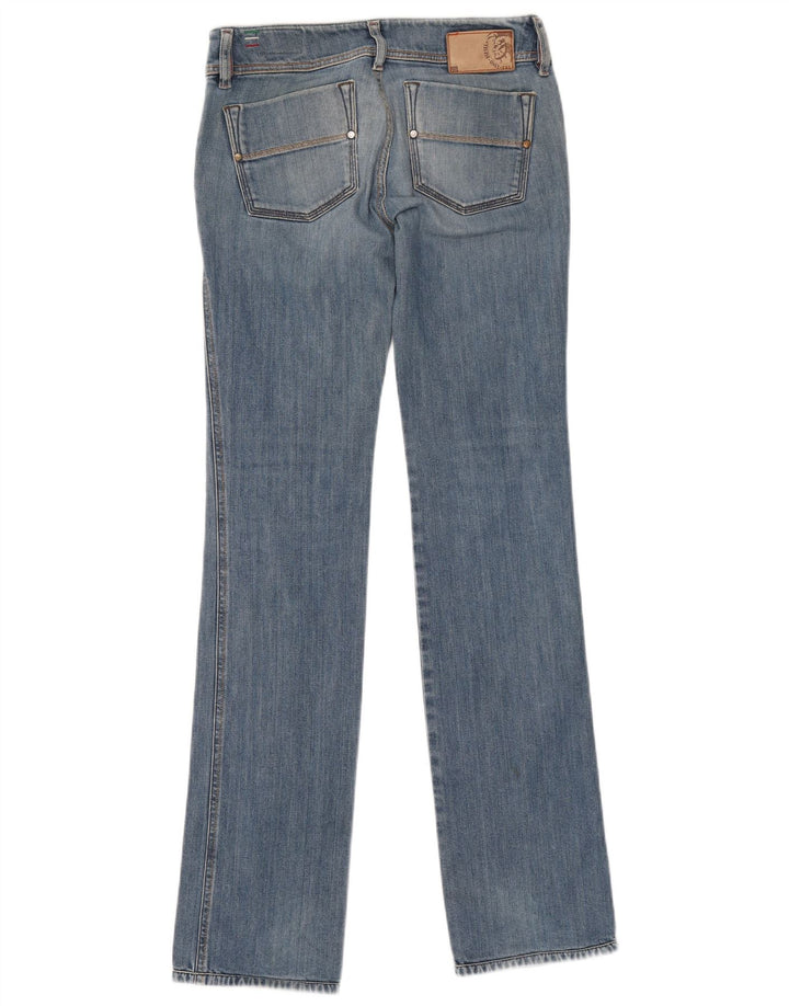 DIESEL Dame Reckfly Straight Jeans W27 L34 Blå Bomuld