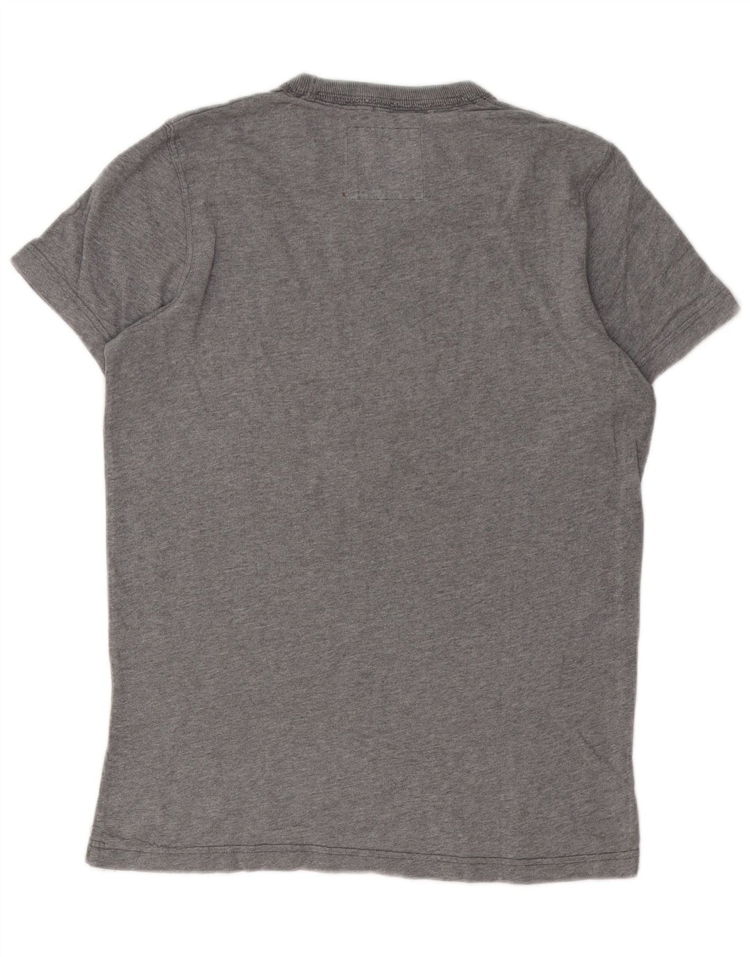 Hollister Herre grafisk T-shirt Top mellemgrå bomuld