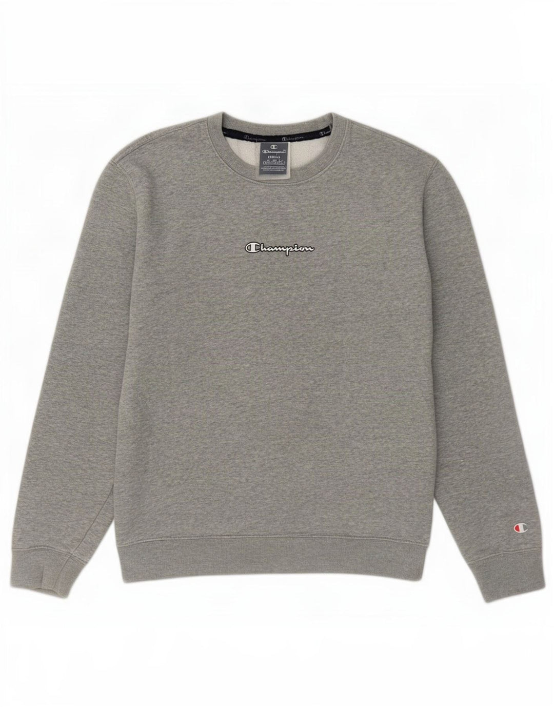 Champion Herre Sweatshirt Jumper Lille grå Flecked Bomuld