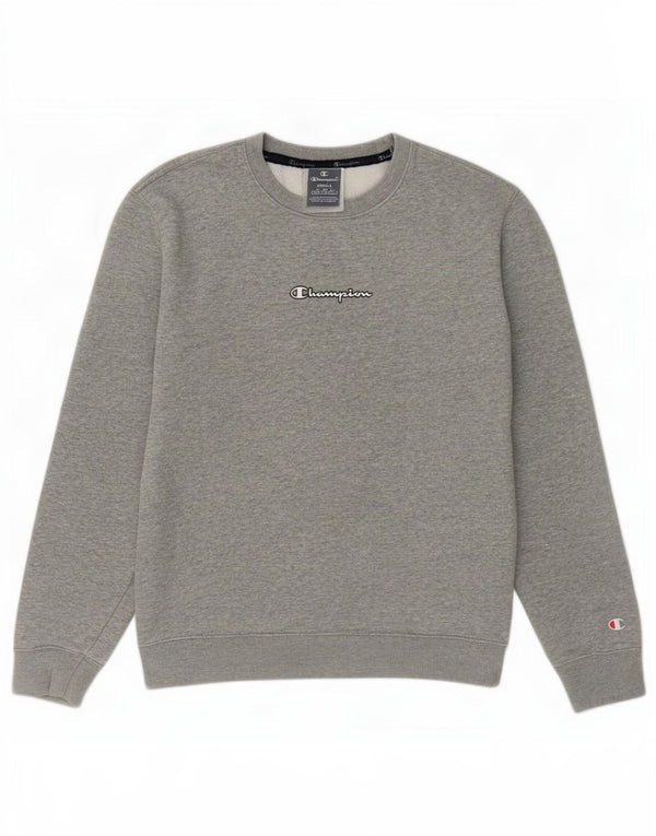 Champion Herre Sweatshirt Jumper Lille grå Flecked Bomuld